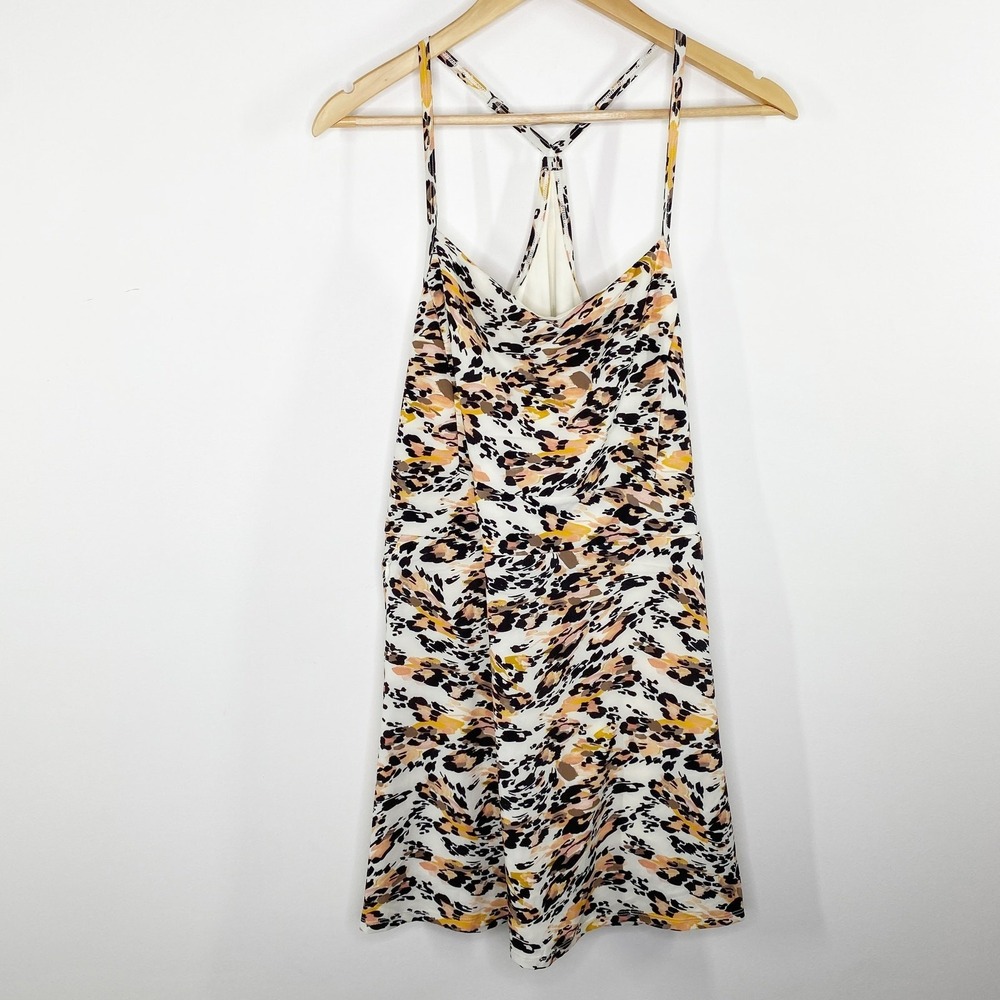 CALIA Womens Tennis Dress Size M Animal Print Preppy Pickleball Workout NWT